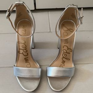 Sam Edelman silver heels